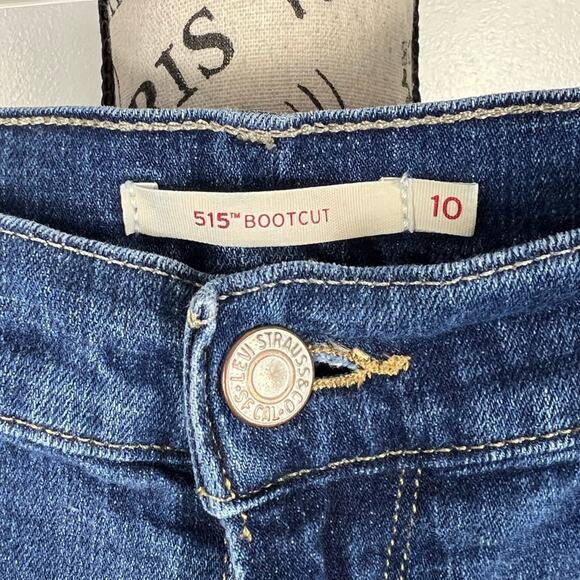 Levi’s 515 bootcut mid rise blue jeans - Picture 3 of 9